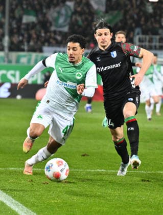 06 02 2026 Soccer Season 2025 2026 2 Soccer Bundesliga 21 Matchday SpVgg Greuther Fürth SGF Kleeblatt 1 FC Magdeburg FCM Sportfoto Zink xwoxzix DFL regulations prohibit any use of photographs as image sequences and or quasi video only for editorial use Sayfallah Ltaief 47, SpVgg Greuther Fürth Jean Hugonet 24, 1 FC Magdeburg FCM