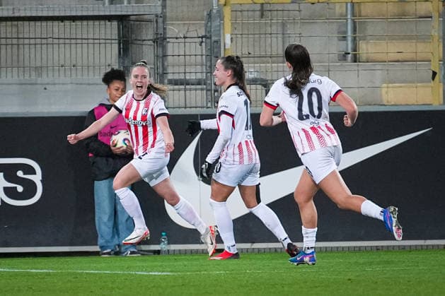 Soccer, Google Pixel Womens Bundesliga, Matchday 17, 2025 2026, SC Freiburg vs FC Bayern Munich, 06 02 2026, Dreisamstadion, Freiburg, Lisa Kolb SC Freiburg, Women 22 Goal, Goal celebration, Freiburg Dreisamstadion Baden Württemberg Germany Copyright: xFINLEYxMÖRCHx
