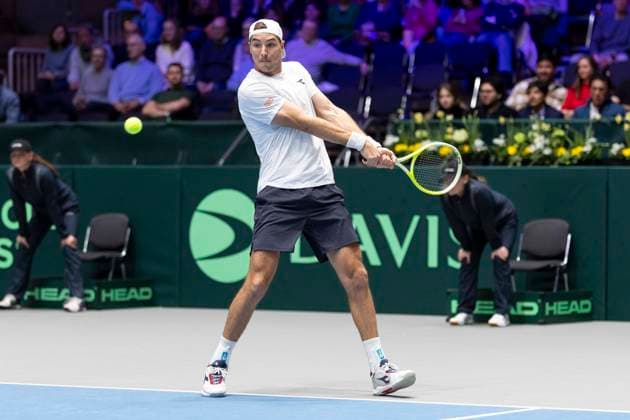 Davis Cup Germany Peru, 06 02 2026 Jan Lennard Struff GER during the Davis Cup Davis Cup Germany Peru at CASTELLO on February 6, 2026 in Duesseldorf, Germany Copyright: xBEAUTIFULxSPORTS KennyxBeelex