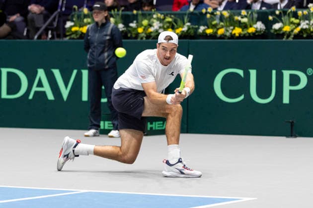 Davis Cup Germany Peru, 06 02 2026 Jan Lennard Struff GER during the Davis Cup Davis Cup Germany Peru at CASTELLO on February 6, 2026 in Duesseldorf, Germany Copyright: xBEAUTIFULxSPORTS KennyxBeelex