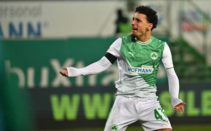 06 02 2026 Soccer Season 2025 2026 2 Soccer Bundesliga 21 Matchday SpVgg Greuther Fürth SGF Kleeblatt 1 FC Magdeburg FCM Sportfoto Zink MeZi xmexzix DFL regulations prohibit any use of photographs as image sequences and or quasi video only for editorial use Torjubel Jubel nach Treffer Tor Torschuß zum 4 5 durch Sayfallah Ltaief 47, SpVgg Greuther Fürth