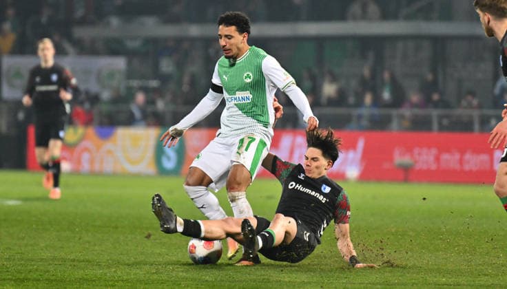 06 02 2026 Soccer Season 2025 2026 2 Soccer Bundesliga 21 Matchday SpVgg Greuther Fürth SGF Kleeblatt 1 FC Magdeburg FCM Sportfoto Zink xwoxzix DFL regulations prohibit any use of photographs as image sequences and or quasi video only for editorial use Sayfallah Ltaief 47, SpVgg Greuther Fürth Dariusz Stalmach 6, 1 FC Magdeburg FCM