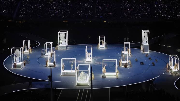 Overvieuw Opening Ceremony, Opening Ceremony - Milano Cortina 2026 Winter Olympics: Day 0, Opening Ceremony - Milano Cortina 2026 Winter Olympics: Day 0, San Siro Stadium, February 6, 2026, Milan, Italy.