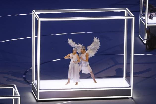 MILAN , 06-02-2026 , Milano San Siro Olympic Stadium , Olympic Winter games, Winterspiele,Spiele, Summer games 2026 Milano , Opening ceremony , Picture shows , Olympic Winter Games 2026 - Opening ceremony  x201346491x Copyright: