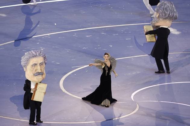 MILAN , 06-02-2026 , Milano San Siro Olympic Stadium , Olympic Winter games, Winterspiele,Spiele, Summer games 2026 Milano , Opening ceremony , Picture shows , Olympic Winter Games 2026 - Opening ceremony  x201346610x Copyright: