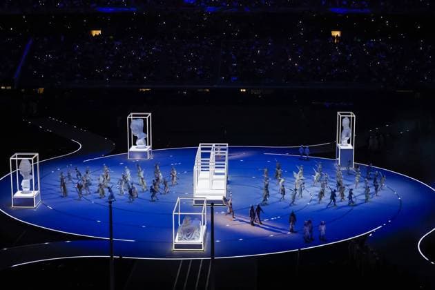 Overvieuw Opening Ceremony, Opening Ceremony - Milano Cortina 2026 Winter Olympics: Day 0, Opening Ceremony - Milano Cortina 2026 Winter Olympics: Day 0, San Siro Stadium, February 6, 2026, Milan, Italy.