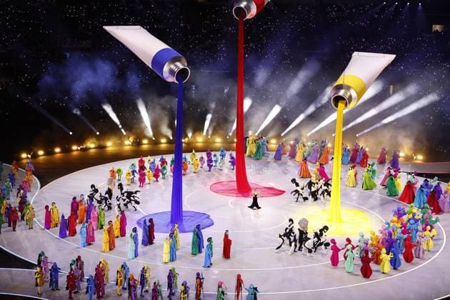 MILAN , 06-02-2026 , Milano San Siro Olympic Stadium , Olympic Winter games, Winterspiele,Spiele, Summer games 2026 Milano , Opening ceremony , Picture shows , Olympic Winter Games 2026 - Opening ceremony  x201346623x Copyright: