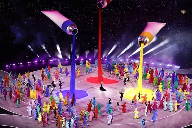 MILAN , 06-02-2026 , Milano San Siro Olympic Stadium , Olympic Winter games, Winterspiele,Spiele, Summer games 2026 Milano , Opening ceremony , Picture shows , Olympic Winter Games 2026 - Opening ceremony  x201346624x Copyright:
