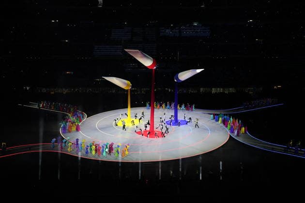 Winter Olympics - Opening Ceremony - Milan Opening ceremony of the Milano Cortina 2026 Winter Olympic Games, Olympische Spiele, Olympia, OS at San Siro stadium (Milano Olympic Stadium), in Milan on February 6, 2026. Photo by Alexis Jumeau ABACAPRESS.COM Milan Italy  Copyright: xJumeauxAlexis ABACAx