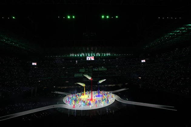 Winter Olympics - Opening Ceremony - Milan Opening ceremony of the Milano Cortina 2026 Winter Olympic Games, Olympische Spiele, Olympia, OS at San Siro stadium (Milano Olympic Stadium), in Milan on February 6, 2026. Photo by Alexis Jumeau ABACAPRESS.COM Milan Italy  Copyright: xJumeauxAlexis ABACAx