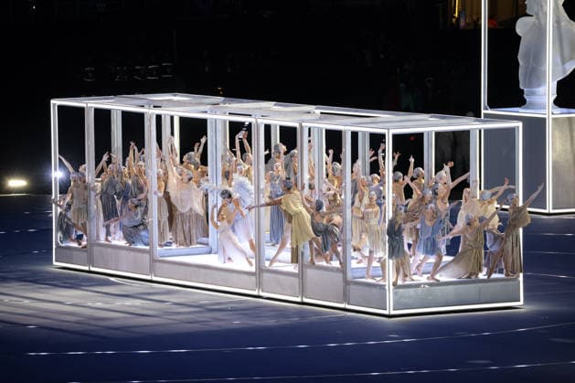 Ballet Love and Psyche during the Opening Ceremony of the Olympic Winter games, Winterspiele,Spiele, Summer games Milano-Cortina 2026 on February 06, 2026 at the Milano San Siro Olympic Stadium in Milan, Italy  Copyright: xLucianoxMariaxBisi IPAxSportx xipa-agency.netx xx IPA_71042249 IPA_Agency_IPA71042249