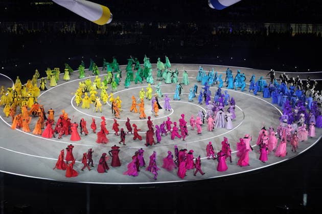 Winter Olympics - Opening Ceremony - Milan Opening ceremony of the Milano Cortina 2026 Winter Olympic Games, Olympische Spiele, Olympia, OS at San Siro stadium (Milano Olympic Stadium), in Milan on February 6, 2026. Photo by Alexis Jumeau ABACAPRESS.COM Milan Italy  Copyright: xJumeauxAlexis ABACAx