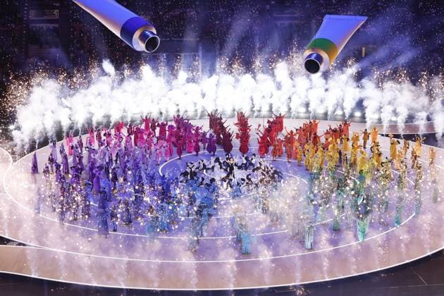 MILAN , 06-02-2026 , Milano San Siro Olympic Stadium , Olympic Winter games, Winterspiele,Spiele, Summer games 2026 Milano , Opening ceremony , Picture shows , Olympic Winter Games 2026 - Opening ceremony  x201346685x Copyright: