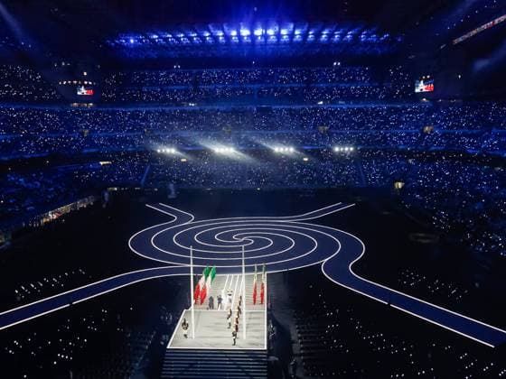 Overvieuw Opening Ceremony, Opening Ceremony - Milano Cortina 2026 Winter Olympics: Day 0, Opening Ceremony - Milano Cortina 2026 Winter Olympics: Day 0, San Siro Stadium, February 6, 2026, Milan, Italy.