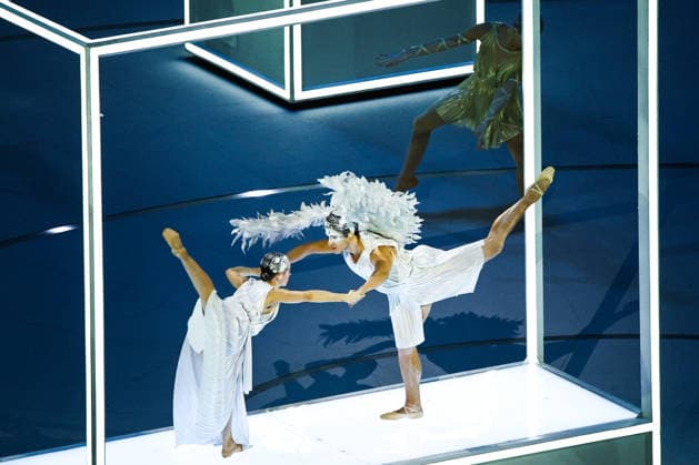 ITALY, MILAN - FEBRUARY 6, 2026: Artists perform during a ceremony to open the 2026 Winter Olympic Games, Olympische Spiele, Olympia, OS at San Siro Stadium. Mikhail Tereshchenko TASS  88295827