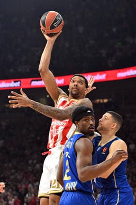 CRVENA ZVEZDA vs MACCABI JOEL BOLOMBOY, basketball player of Crvena Zvezda, during the Euroleague match against Maccabi, at Belgrade Arena. Belgrade, 06.02.2026. photo: MN PRESS BASKETBALL, EUROLEAGUE, CRVENA ZVEZDA, MACCABI Belgrade Belgrade Arena Serbia Copyright: xMarkoxMetlasx xMNxPressx