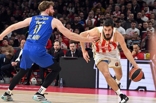 CRVENA ZVEZDA vs MACCABI NIKOLA KALINIC, basketball player of Crvena Zvezda, during the Euroleague match against Maccabi, at Belgrade Arena. Belgrade, 06.02.2026. photo: MN PRESS BASKETBALL, EUROLEAGUE, CRVENA ZVEZDA, MACCABI Belgrade Belgrade Arena Serbia Copyright: xMarkoxMetlasx xMNxPressx