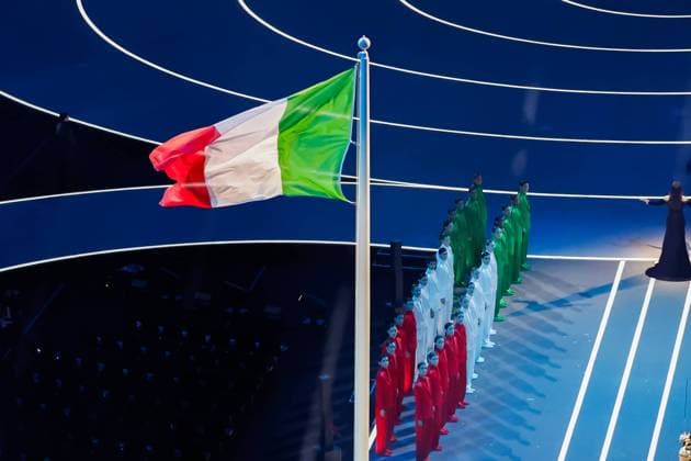 Overvieuw Opening Ceremony, Opening Ceremony - Milano Cortina 2026 Winter Olympics: Day 0, Opening Ceremony - Milano Cortina 2026 Winter Olympics: Day 0, San Siro Stadium, February 6, 2026, Milan, Italy.