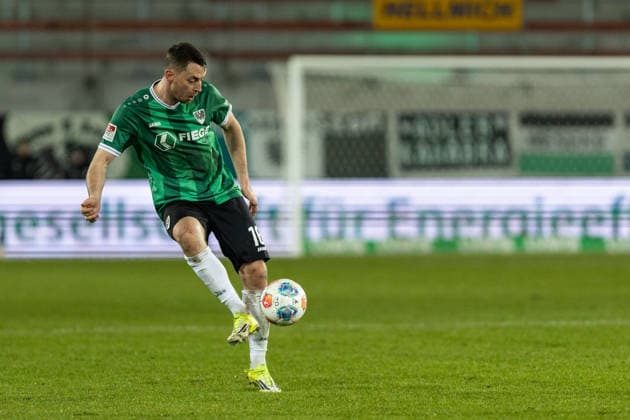 2 Fußball Bundesliga Preußen Münster VfL Bochum, 06 02 2026 Torge Paetow Preußen Münster, 16 2 Fußball Bundesliga Preußen Münster VfL Bochum, LVM Preußenstadion, Münster 06 02 2026 DFL regulations prohibit any use of photographs as image sequences and or quasi video Copyright: xBEAUTIFULxSPORTS Buriakovx