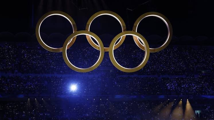 MILAN , 06-02-2026 , Milano San Siro Olympic Stadium , Olympic Winter games, Winterspiele,Spiele, Summer games 2026 Milano , Opening ceremony , Picture shows , Olympic rings Olympic Winter Games 2026 - Opening ceremony  x201347263x Copyright: