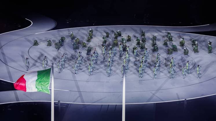Overvieuw Opening Ceremony, Opening Ceremony - Milano Cortina 2026 Winter Olympics: Day 0, Opening Ceremony - Milano Cortina 2026 Winter Olympics: Day 0, San Siro Stadium, February 6, 2026, Milan, Italy.