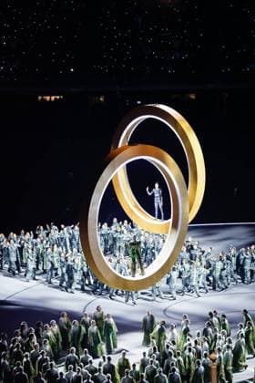 Overvieuw Opening Ceremony, Opening Ceremony - Milano Cortina 2026 Winter Olympics: Day 0, Opening Ceremony - Milano Cortina 2026 Winter Olympics: Day 0, San Siro Stadium, February 6, 2026, Milan, Italy.