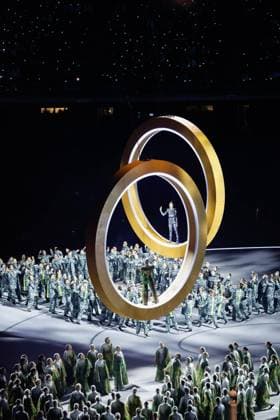 Overvieuw Opening Ceremony, Opening Ceremony - Milano Cortina 2026 Winter Olympics: Day 0, Opening Ceremony - Milano Cortina 2026 Winter Olympics: Day 0, San Siro Stadium, February 6, 2026, Milan, Italy.