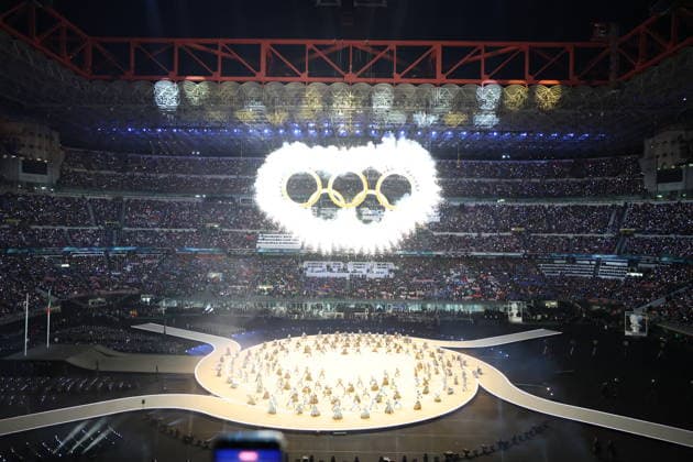 Winter Olympics - Opening Ceremony - Milan Opening ceremony of the Milano Cortina 2026 Winter Olympic Games, Olympische Spiele, Olympia, OS at San Siro stadium (Milano Olympic Stadium), in Milan on February 6, 2026. Photo by Alexis Jumeau ABACAPRESS.COM Milan Italy  Copyright: xJumeauxAlexis ABACAx