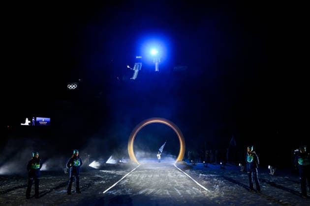 260206 Nefeli Tita, flag bearer of Greece during the Opening Ceremony of the 2026 Winter Olympics on February 6, 2026 in Predazzo. Photo: Maxim Thore BILDBYRAN kod MT MT0960 bbeng Olympic Games, Olympische Spiele, Olympia, OS olympics winter olympics os ol olympiska spel vinter-os olympiske leker milano cortina 2026 milan cortina 2026 milano cortina 2026 olympic games milano cortina 2026 winter olympic games milano cortina-os milano cortina-ol vinter-ol opening ceremony invigning invigningsceremoni *** 260206 Nefeli Tita, flag bearer of Greece during the Opening Ceremony of the 2026 Winter Olympics on February 6, 2026 in Predazzo Photo Maxim Thore BILDBYRAN code MT MT0960 bbeng olympic games olympics winter olympics os ol olympiska spel vinter os olympiske leker milano cortina 2026 milan cortina 2026 milano cortina 2026 olympic games milano cortina 2026 winter olympic games milano cortina os milano cortina ol vinter ol opening ceremony invigning invigningsceremoni  Copyright: MAXIMxTHORE BB260206MT103