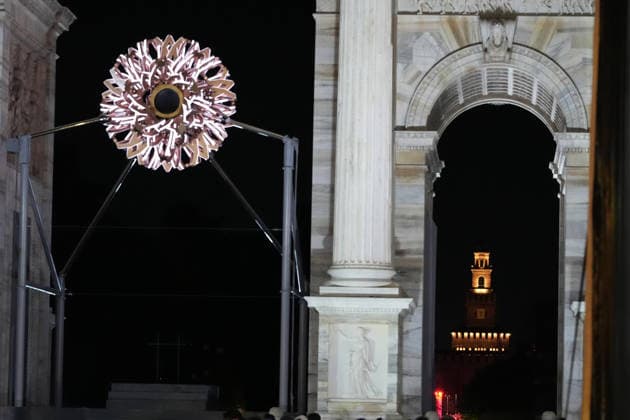 Arco della Pace the opening ceremony of the 2026 Winter Olympics, in Cortina d Ampezzo, Italy, Friday, Feb. 6, 2026. (Photo Gian Mattia D Alberto LaPresse)  Copyright: xGianxMattiaxD Alberto LaPressex