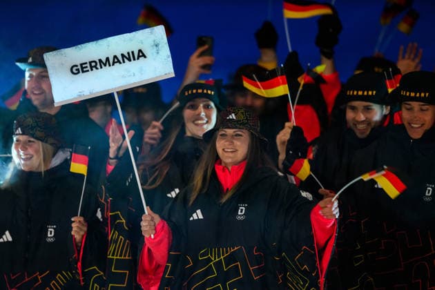 260206 Athletes of Germany during the Opening Ceremony of the 2026 Winter Olympics on February 6, 2026 in Livigno. Photo: Vegard Grott BILDBYRAN kod VG VG0860 bbeng Olympic Games, Olympische Spiele, Olympia, OS olympics winter olympics os ol olympiska spel vinter-os olympiske leker milano cortina 2026 milan cortina 2026 milano cortina 2026 olympic games milano cortina 2026 winter olympic games milano cortina-os milano cortina-ol vinter-ol opening ceremony invigning invigningsceremoni apningsseremoni *** 260206 Athletes of Germany during the Opening Ceremony of the 2026 Winter Olympics on February 6, 2026 in Livigno Photo Vegard Grott BILDBYRAN code VG VG0860 bbeng olympic games olympics winter olympics os ol olympiska spel vinter os olympiske leker milano cortina 2026 milan cortina 2026 milano cortina 2026 olympic games milano cortina 2026 winter olympic games milano cortina os milano cortina ol vinter ol opening ceremony invigning invigningsceremoni apningsseremoni  Copyright: VEGARDxGRoTT BB260206VG028