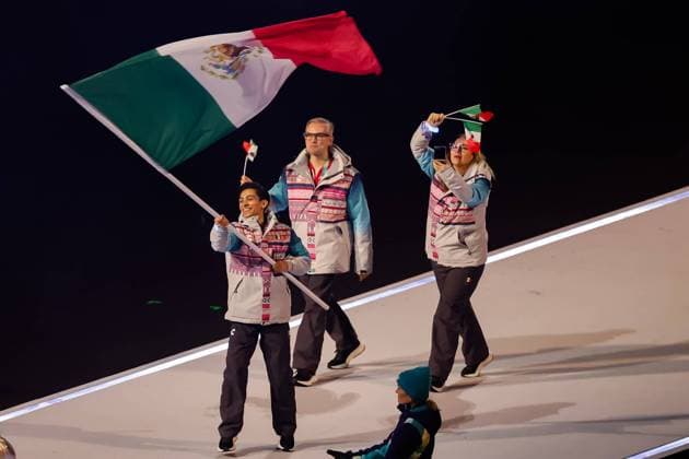 Team of Mexico Opening Ceremony, Opening Ceremony - Milano Cortina 2026 Winter Olympics: Day 0, Opening Ceremony - Milano Cortina 2026 Winter Olympics: Day 0, San Siro Stadium, February 6, 2026, Milan, Italy.