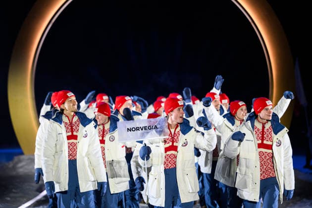 260206 Athletes of Norway during the Opening Ceremony of the 2026 Winter Olympics on February 6, 2026 in Predazzo. Photo: Maxim Thore BILDBYRAN kod MT MT0960 bbeng Olympic Games, Olympische Spiele, Olympia, OS olympics winter olympics os ol olympiska spel vinter-os olympiske leker milano cortina 2026 milan cortina 2026 milano cortina 2026 olympic games milano cortina 2026 winter olympic games milano cortina-os milano cortina-ol vinter-ol opening ceremony invigning invigningsceremoni *** 260206 Athletes of Norway during the Opening Ceremony of the 2026 Winter Olympics on February 6, 2026 in Predazzo Photo Maxim Thore BILDBYRAN kod MT MT0960 bbeng olympic games olympics winter olympics os ol olympiska spel vinter os olympiske leker milano cortina 2026 milan cortina 2026 milano cortina 2026 olympic games milano cortina 2026 winter olympic games milano cortina os milano cortina ol vinter ol opening ceremony invigning invigningsceremoni  Copyright: MAXIMxTHORE BB260206MT122