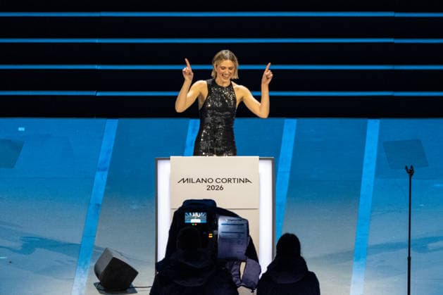 2026-02-06 - Milano Cortina 2026 Winter Olympics MILAN, ITALY - FEBRUARY 6: Brenda Lodigiani during the opening ceremony of the Milano Cortina 2026 Winter Olympics at the San Siro Stadium on February 6, 2026 in Milan, Italy Milan San Siro Stadium Italy Content not available for redistribution in The Netherlands directly or indirectly through any third parties. Copyright: xAndrexWeeningx
