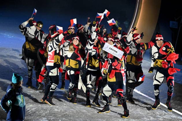 Predazzo, Italy, February 06th 2026. Opening Ceremony of the Olympic Winter games, Winterspiele,Spiele, Summer games 2026 in Predazzo, Italy. (Photo by Igor Kupljenik Sports Press Photo)  Copyright: xIgorxKupljenikx xSPPx Sportspressphoto_SPR89059