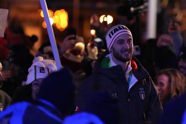 the opening ceremony of the 2026 Winter Olympics, in Cortina d Ampezzo, Italy, Friday, Feb. 6, 2026. (Photo Davide Spada LaPresse)  Copyright: xDavidexSpadax LaPressex