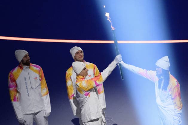 260206 The Olympic torch is carried during the Opening Ceremony of the 2026 Winter Olympics on February 6, 2026 in Milan. Photo: Joel Marklund BILDBYRAN kod JM JM0781 bbeng Olympic Games, Olympische Spiele, Olympia, OS olympics winter olympics os ol olympiska spel vinter-os olympiske leker milano cortina 2026 milan cortina 2026 milano cortina 2026 olympic games milano cortina 2026 winter olympic games milano cortina-os milano cortina-ol vinter-ol opening ceremony invigning invigningsceremoni *** 260206 The Olympic torch is carried during the Opening Ceremony of the 2026 Winter Olympics on February 6, 2026 in Milan Photo Joel Marklund BILDBYRAN code JM JM0781 bbeng olympic games olympics winter olympics os ol olympiska spel vinter os olympiske leker milano cortina 2026 milan cortina 2026 milano cortina 2026 olympic games milano cortina 2026 winter olympic games milano cortina os milano cortina ol vinter ol opening ceremony invigning invigningsceremoni  Copyright: JOELxMARKLUND BB260206JM135