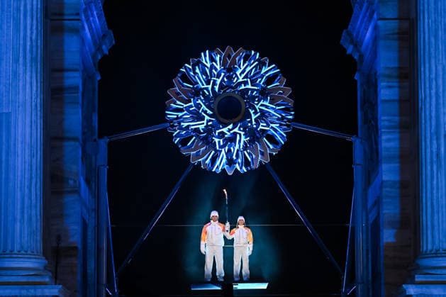 260206 Alberto Tomba and Deborah Compagnoni lights the cauldron with the olympic torch during the Opening Ceremony of the 2026 Winter Olympics on February 6, 2026 in Milan. Photo: Carl Sandin BILDBYRAN kod CS CS0854 bbeng Olympic Games, Olympische Spiele, Olympia, OS olympics winter olympics os ol olympiska spel vinter-os olympiske leker milano cortina 2026 milan cortina 2026 milano cortina 2026 olympic games milano cortina 2026 winter olympic games milano cortina-os milano cortina-ol vinter-ol opening ceremony invigning invigningsceremoni *** 260206 Alberto Tomba and Deborah Compagnoni lights the cauldron with the olympic torch during the Opening Ceremony of the 2026 Winter Olympics on February 6, 2026 in Milan Photo Carl Sandin BILDBYRAN code CS CS0854 bbeng olympic games olympics winter olympics os ol olympic games winter os olympic games milano cortina 2026 milan cortina 2026 milano cortina 2026 olympic games milano cortina 2026 winter olympic games milano cortina os milano cortina ol winter ol opening ceremony invigning invigningsceremoni  Copyright: CARLxSANDIN BB260206CS042