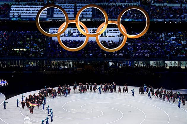 Flag of Germany, Olympic Opening Ceremony, at the Olympic Winter games, Winterspiele,Spiele, Summer games Milano Cortina 2026, at Milano San Siro Olympic Stadium, on February 6, 2026 in Milan, Italy. Noxthirdxpartyxsales  aflo_318735786