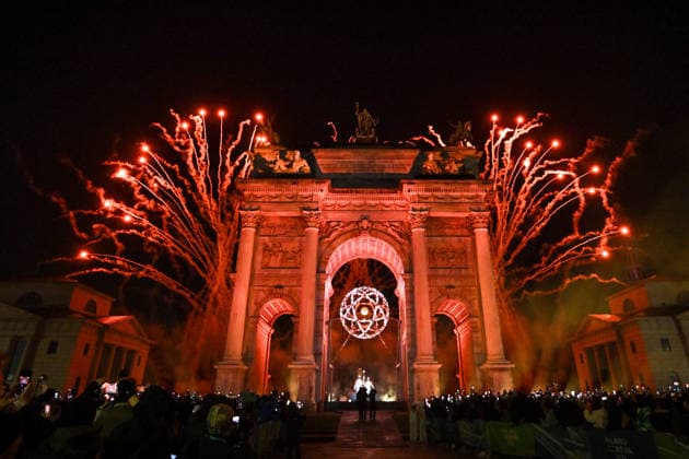 260206 Fireworks at Arco della Pace during the Opening Ceremony of the 2026 Winter Olympics on February 6, 2026 in Milan. Photo: Carl Sandin BILDBYRAN kod CS CS0854 bbeng Olympic Games, Olympische Spiele, Olympia, OS olympics winter olympics os ol olympiska spel vinter-os olympiske leker milano cortina 2026 milan cortina 2026 milano cortina 2026 olympic games milano cortina 2026 winter olympic games milano cortina-os milano cortina-ol vinter-ol opening ceremony invigning invigningsceremoni *** 260206 Fireworks at Arco della Pace during the Opening Ceremony of the 2026 Winter Olympics on February 6, 2026 in Milan Photo Carl Sandin BILDBYRAN code CS CS0854 bbeng olympic games olympics winter olympics os ol olympiska spel vinter os olympiske leker milano cortina 2026 milan cortina 2026 milano cortina 2026 olympic games milano cortina 2026 winter olympic games milano cortina os milano cortina ol vinter ol opening ceremony invigning invigningsceremoni  Copyright: CARLxSANDIN BB260206CS050