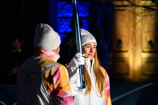 260206 Sofia Goggia with the olympic torch during the Opening Ceremony of the 2026 Winter Olympics on February 6, 2026 in Cortina. Photo: Mathias Bergeld BILDBYRAN kod MB MB1312 Olympic Games, Olympische Spiele, Olympia, OS olympics winter olympics os ol olympiska spel vinter-os olympiske leker milano cortina 2026 milan cortina 2026 milano cortina 2026 olympic games milano cortina 2026 winter olympic games milano cortina-os milano cortina-ol vinter-ol bbeng opening ceremony invigning invigningsceremoni *** 260206 Sofia Goggia with the olympic torch during the Opening Ceremony of the 2026 Winter Olympics on February 6, 2026 in Cortina Photo Mathias Bergeld BILDBYRAN kod MB MB1312 olympic games olympics winter olympics os ol olympiska spel vinter os olympiske leker milano cortina 2026 milan cortina 2026 milano cortina 2026 olympic games milano cortina 2026 winter olympic games milano cortina os milano cortina ol vinter ol bbeng opening ceremony invigning invigningsceremoni  Copyright: MATHIASxBERGELD BB260206MB140