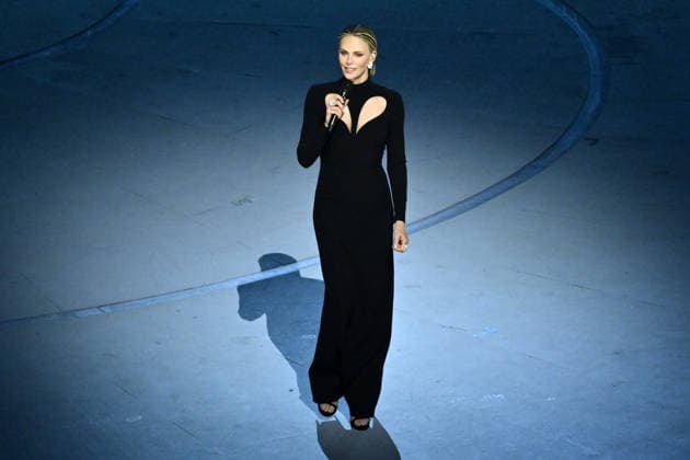Rg Milano 06 02 2026 - Olimpiadi Milano Cortina 2026 Opening cerimony foto Image nella foto: Charlize Theron 