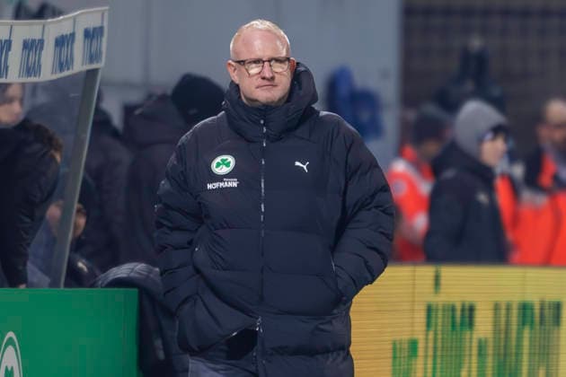 Fürth, Germany 06 February 2026 2 Liga 2025 2026 SpVgg Greuther Fürth vs 1 FC Magdeburg In the picture Coach Heiko Vogel SGF DFL regulations prohibit any use of photographs as image sequences and or quasi video Sportpark Ronhof Bayern Copyright: xFotostandx xSchäferx