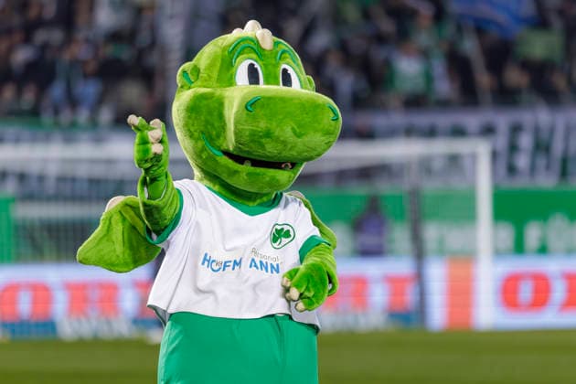 Fürth, Germany 06 February 2026 2 Liga 2025 2026 SpVgg Greuther Fürth vs 1 FC Magdeburg In picture Mascot Eddy SGF DFL regulations prohibit any use of photographs as image sequences and or quasi video Sportpark Ronhof Bayern Copyright: xFotostandx xSchäferx