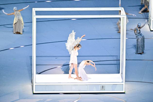 Olympic Opening Ceremony, at the Olympic Winter games, Winterspiele,Spiele, Summer games Milano Cortina 2026, at Milano San Siro Olympic Stadium, on February 6, 2026 in Milan, Italy. Noxthirdxpartyxsales  aflo_318742283