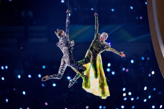 OLYMPICS - Winter Olympic Games, Olympische Spiele, Olympia, OS Milano Cortina 2026 MILAN,ITALY,06.FEB.26 - OLYMPICS - Winter Olympic Games Milano Cortina 2026, opening ceremony. Image shows scence of the opening ceremony.  GEPAxpictures xMatthiasxTrinkl