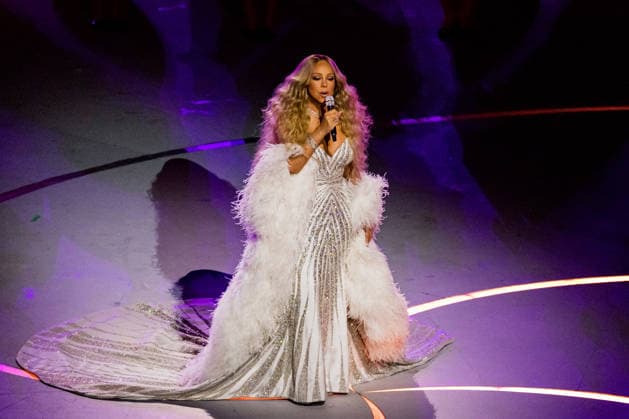 OLYMPICS - Winter Olympic Games, Olympische Spiele, Olympia, OS Milano Cortina 2026 MILAN,ITALY,06.FEB.26 - OLYMPICS - Winter Olympic Games Milano Cortina 2026, opening ceremony. Image shows Mariah Carey.  GEPAxpictures xMatthiasxTrinkl