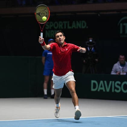 2026 Davis Cup Qualifiers , Düsseldorf Germany Germany vs Peru Day1 Match1 Yannik Hanfmann GER vs Gonzalo Bueno PER