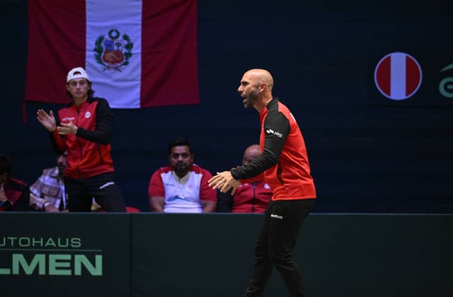 2026 Davis Cup Qualifiers , Düsseldorf Germany Germany vs Peru Day1 Match1 Yannik Hanfmann GER vs Gonzalo Bueno PER