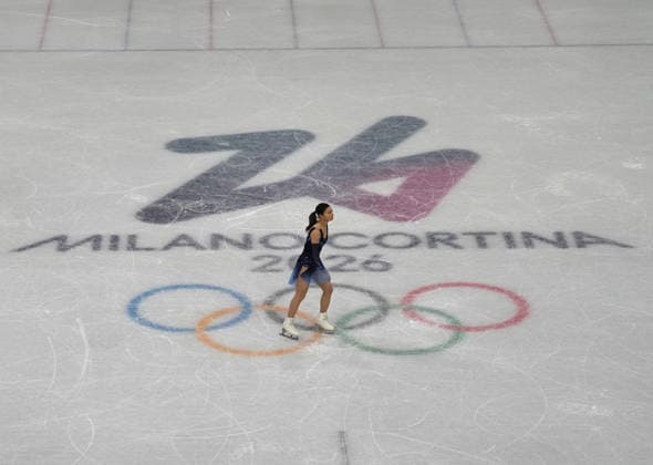 February 6, 2026, Bengaluru, Karnatakakj, India: Sakamoto Kaori (JPN) on action during the Figure skating, Eiskunstlauf - Team event - Women single skating - short program at Milano ice skating Arena during Olympic Winter games, Winterspiele,Spiele, Summer games in Milano, Italy Bengaluru India - ZUMAk197 20260206_zsp_k197_024 Copyright: xRanjithxKumarx